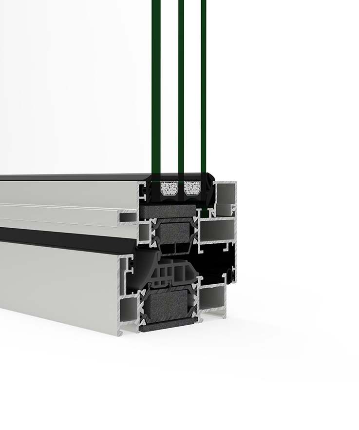 Alu-Steel versão modern - janelas de alumínio e PVC Cortizo