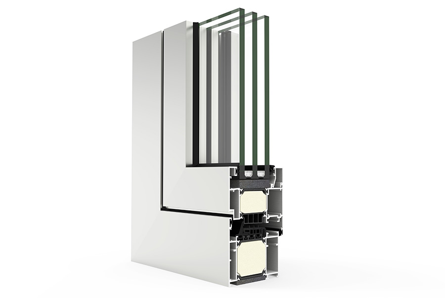 COR 80 Industrial Passivhaus - janelas de alumínio e PVC Cortizo