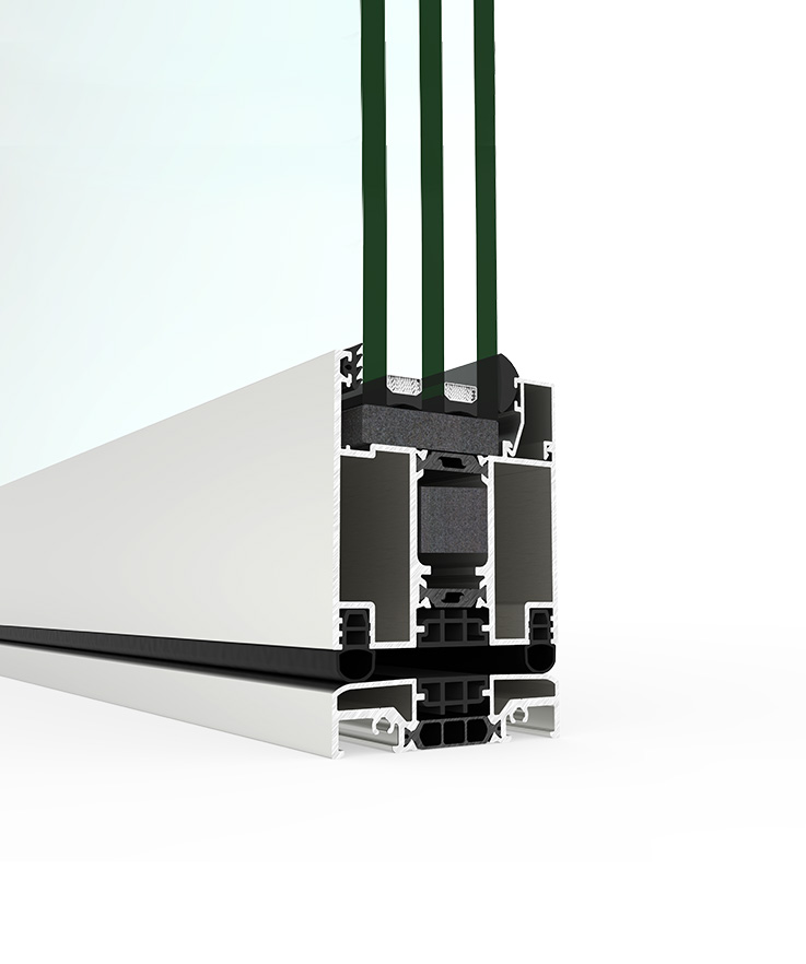 Porta Millennium Plus Pivot - janelas de alumínio e PVC Cortizo