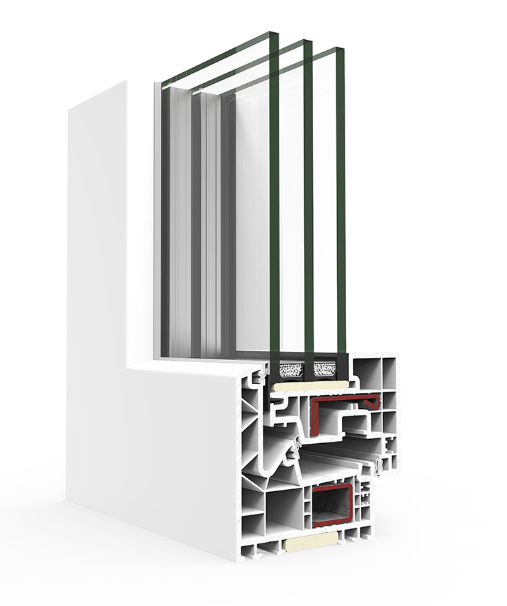 A 84 Folha Oculta Passivhaus - janelas de alumínio e PVC Cortizo