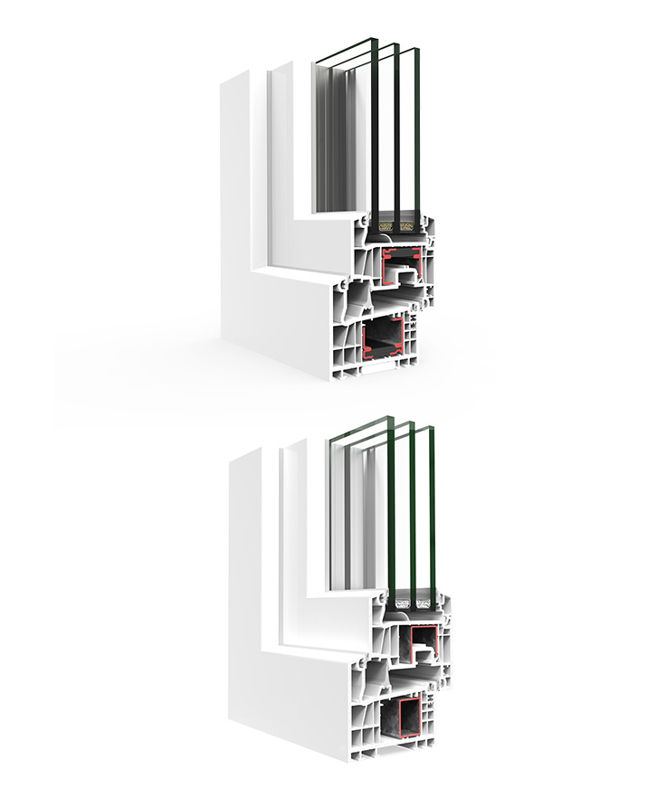 A 84 Passivhaus 1.0 - janelas de alumínio e PVC Cortizo