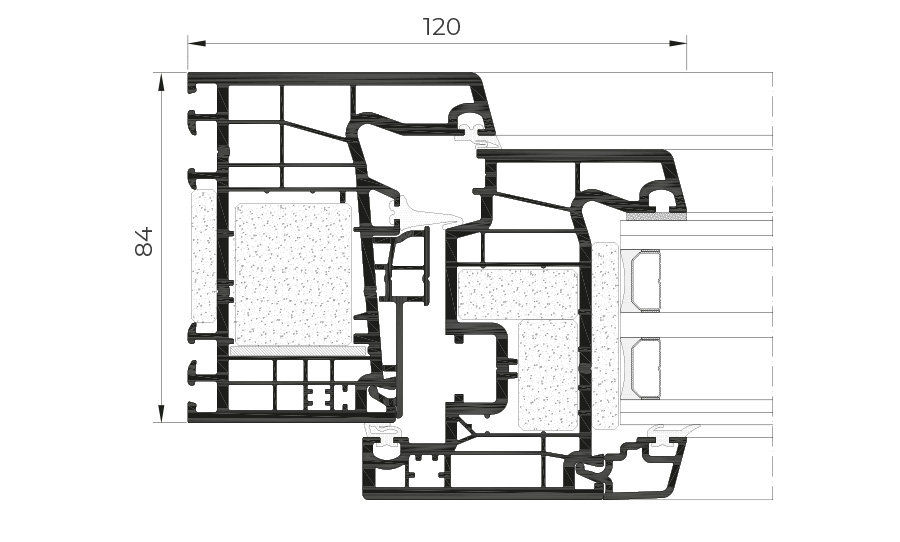 A 84 Passivhaus HI - janelas de alumínio e PVC Cortizo